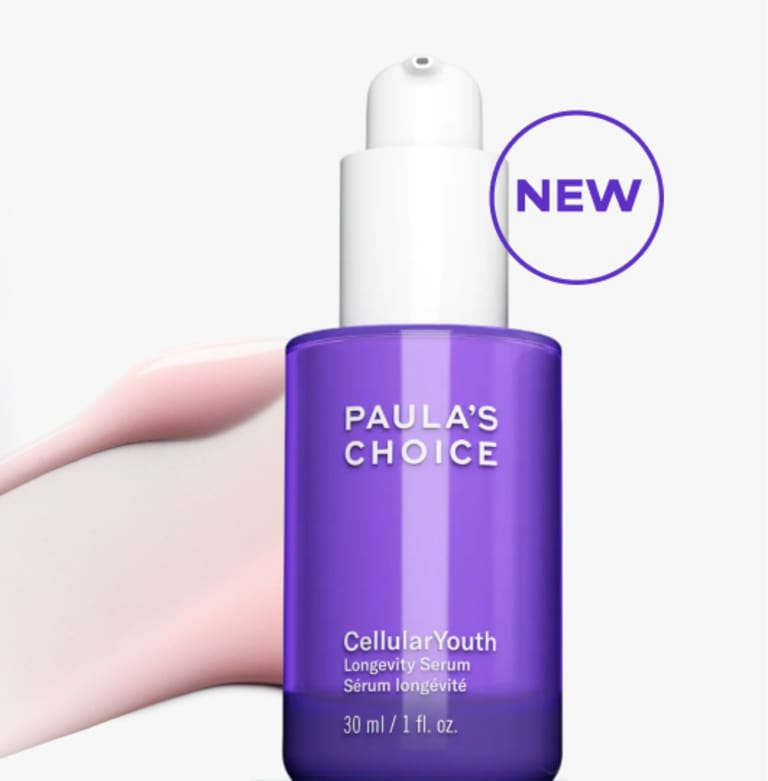 <div class="eyebrow">new: cellularyouth longevity serum</div><div class="future">FUTURE PROOF</div><div class="your-skin">YOUR SKIN</div>