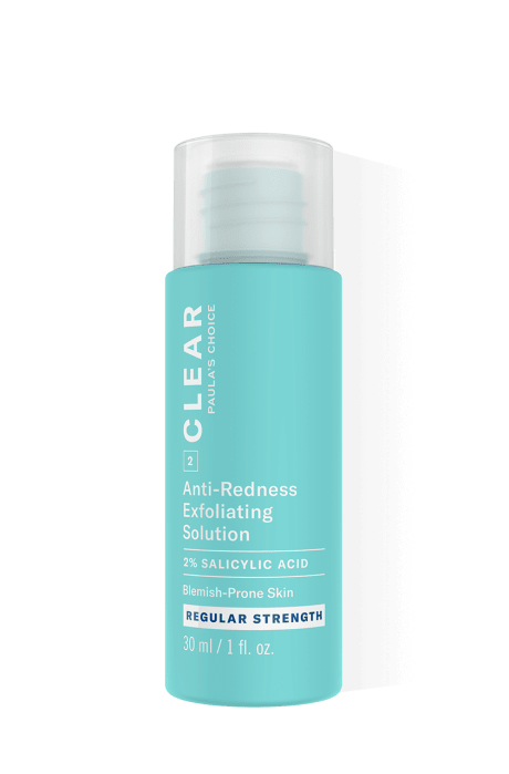 Clear Regular Strength Anti-Redness Exfoliating Solution Salicylic Acid Trial Size