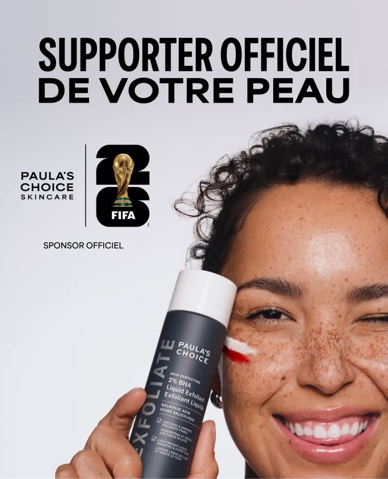 Badge de sponsor officiel FIFA x Paula's Choice