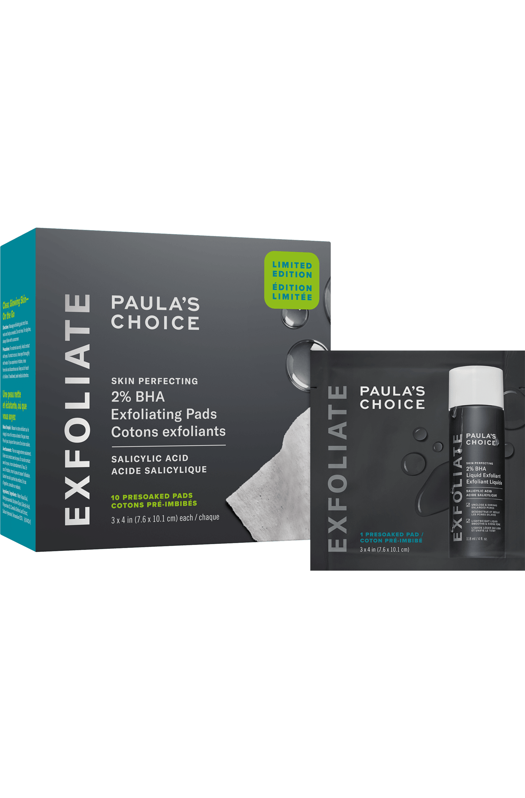 2% BHA Exfoliating Toner Pads