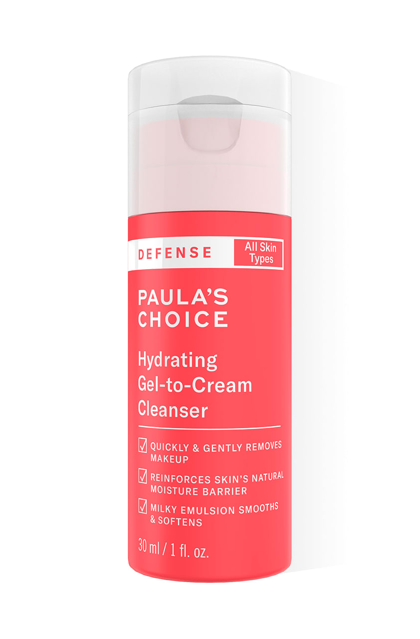 DEFENSE Hydrating Gel-to-Cream Cleanser - Travel-Size