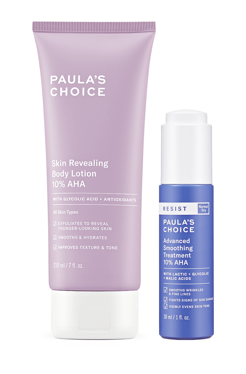 Smooth + radiant face and body