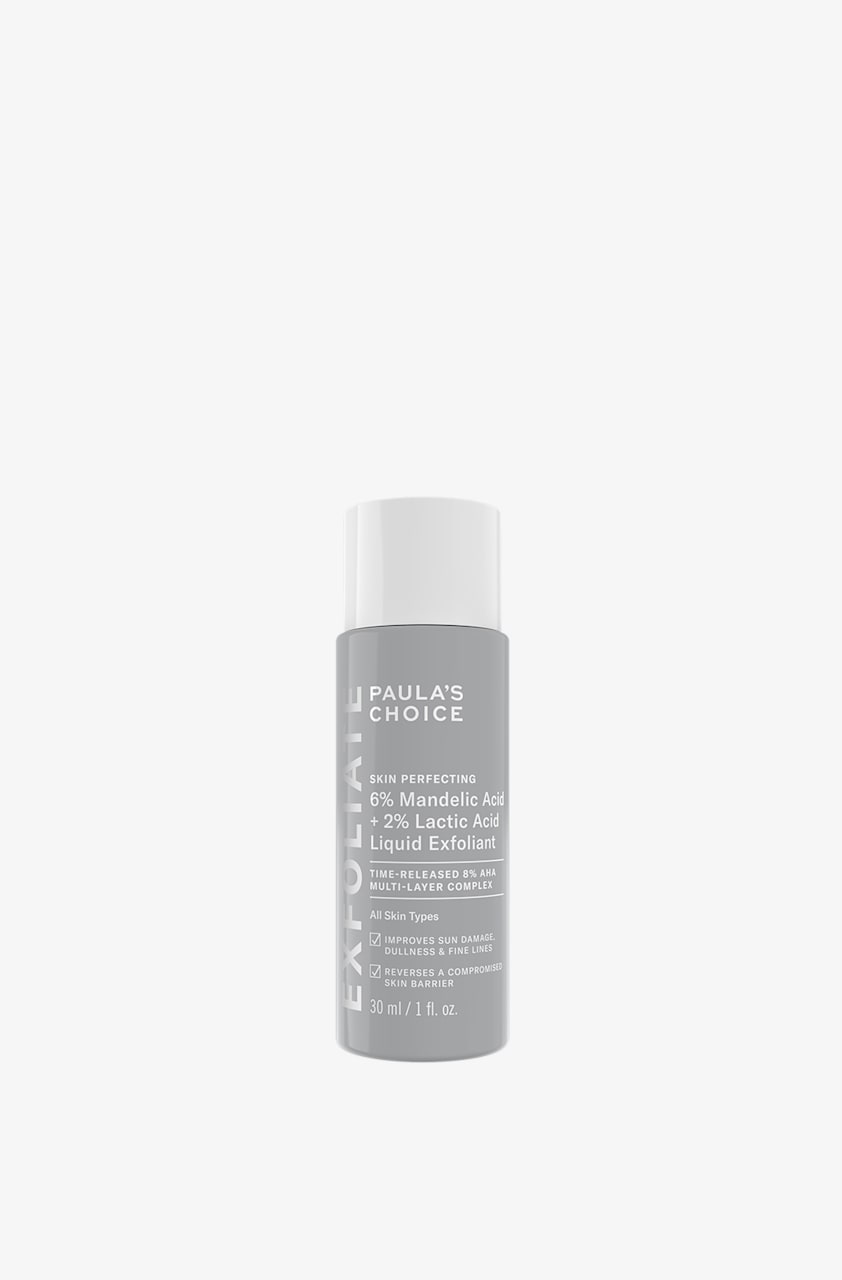 Skin Perfecting 6% Mandelic Acid + 2% Lactic Acid Liquid Exfoliant Travel Size