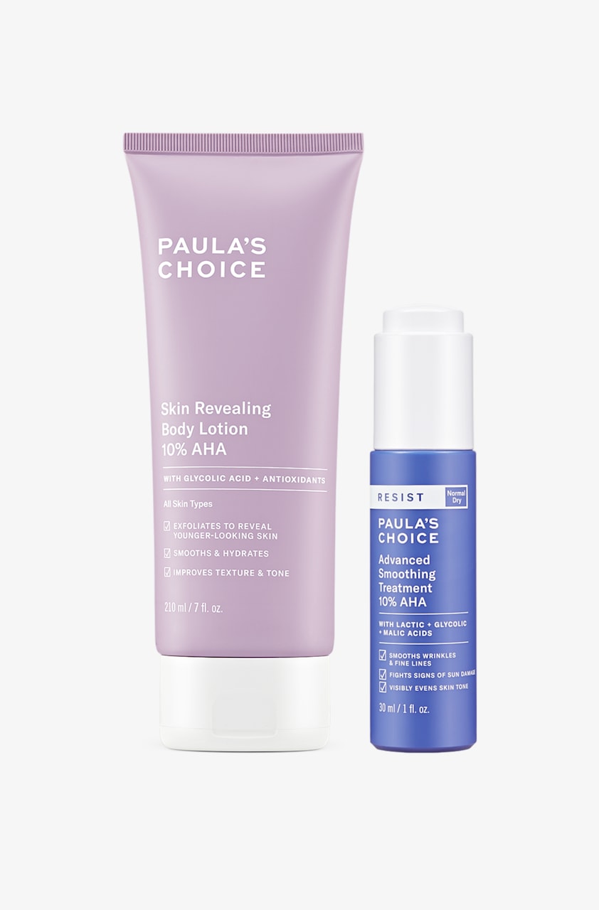 Smooth + radiant face and body
