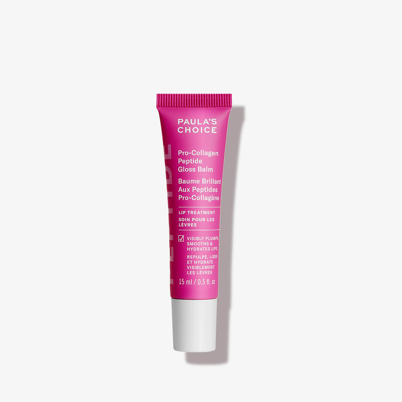 Pro-Collagen Peptide Gloss Balm Lip Treatment | Sheer Pink